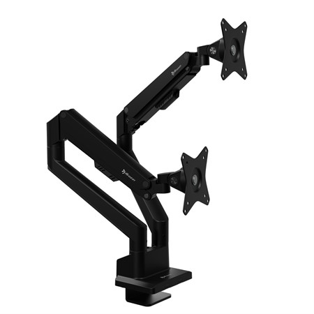 Arozzi Alzare Neo Duo - Gas Spring Monitor Stand Black