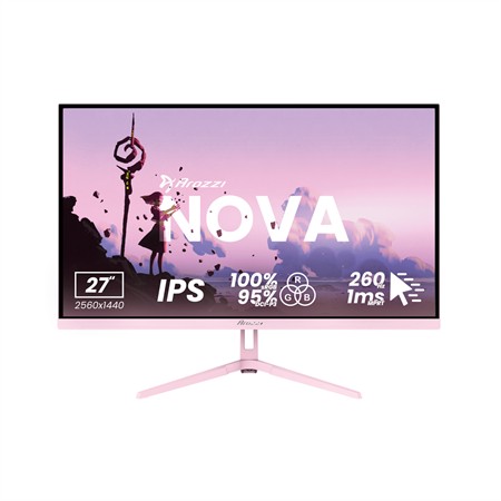 Arozzi Nova 27" IPS, 260Hz - Pink