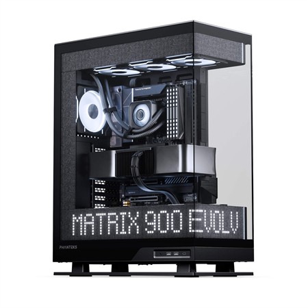 Phanteks Evolv Series X2 Case, LED Matrix, T.G., DRGB, Charcoal Black