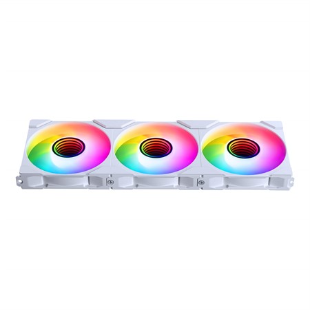 Phanteks M25 Gen2 120mm PWM Fan, Reversed Airflow, DRGB, White, 3 Pack