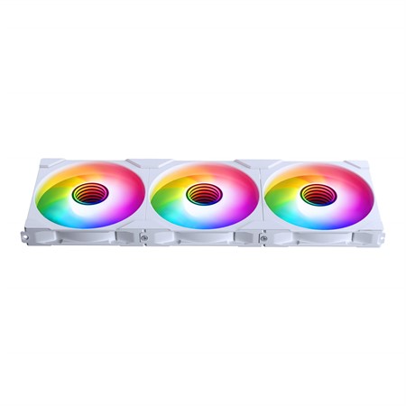 Phanteks M25 Gen2 140mm PWM Fan, Reversed Airflow, DRGB, White, 3 Pack