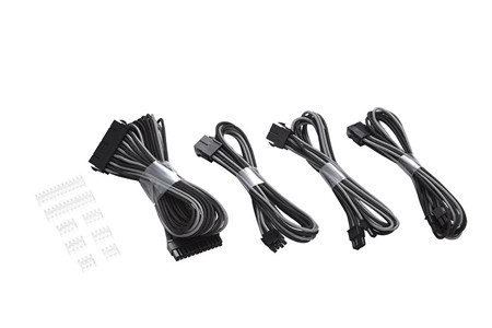 Phanteks Ext Cable Combo Pack_24P/8P/8V/8V, 500mm, Black/Grey
