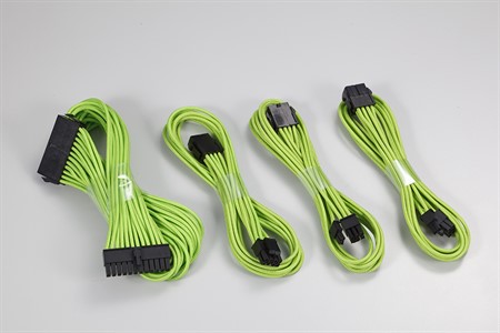 Phanteks Ext Cable Combo Pack_24P/8P/8V/8V, 500mm, Green
