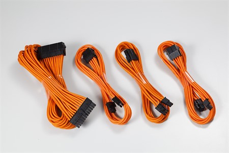 Phanteks Ext Cable Combo Pack_24P/8P/8V/8V, 500mm, Orange