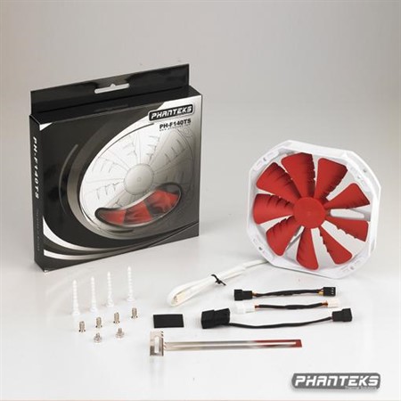 Phanteks PH-F140TS-RD Premium Case Fan - Red