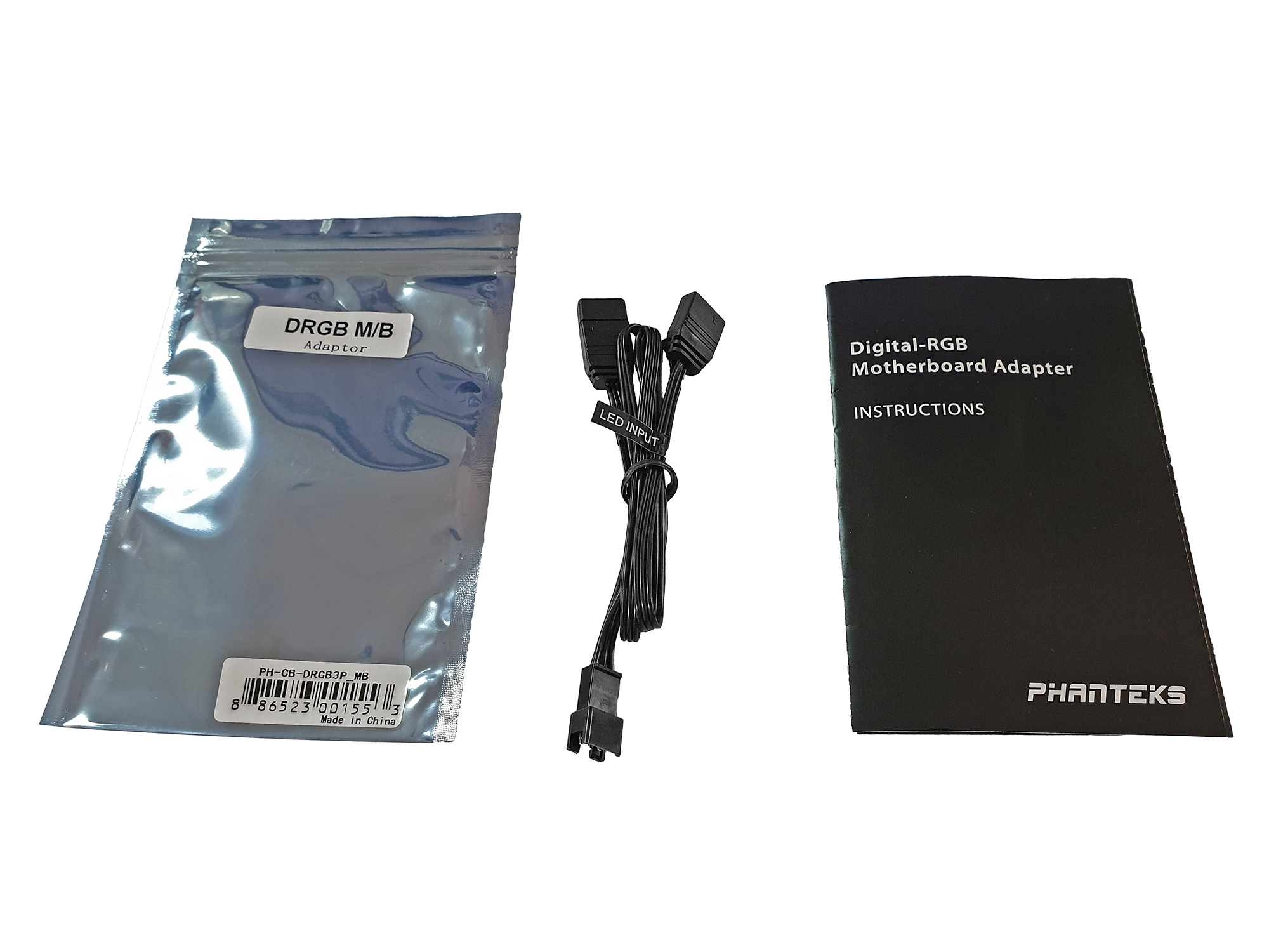 Phanteks 3 Pin Digital Rgb Led Extension Cable For Mb